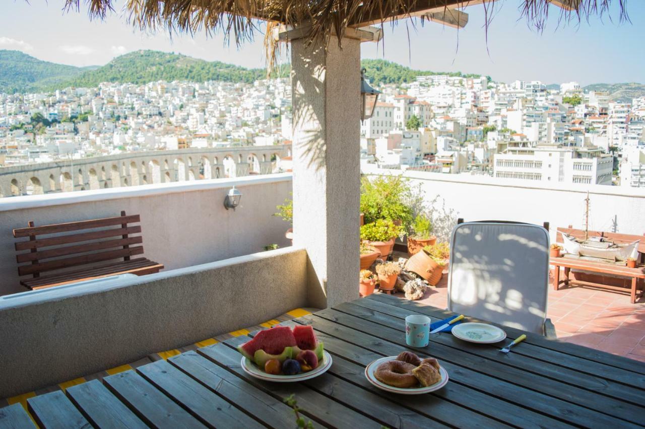 Old-Town Roof-Garden Suite Kavala Dış mekan fotoğraf